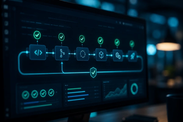 Automatisierte Test- und Continuous-Integration-Pipeline mit Qualitäts-Feedback – kontinuierliche Qualität